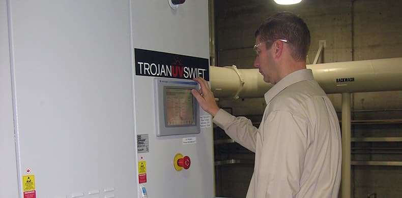 Technician at Panel
